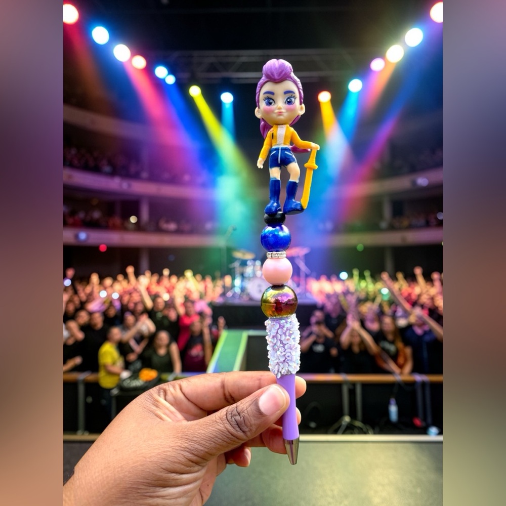 Custom Made Colorful Character Pen from Girl Band